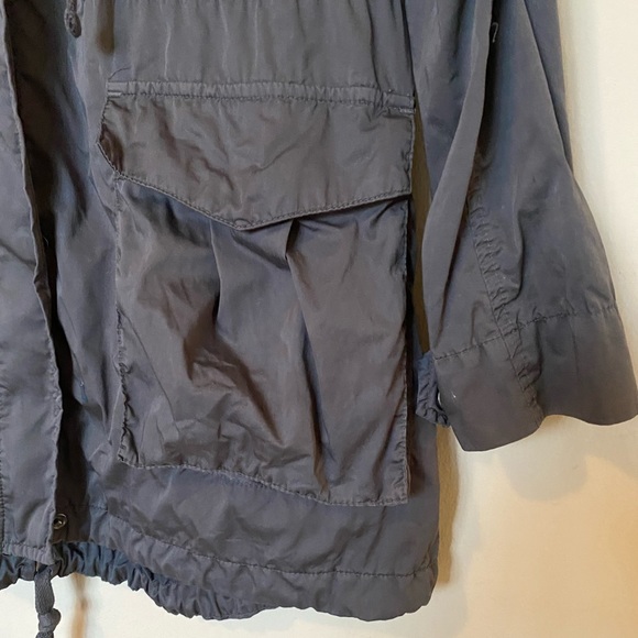 JAMES PERSE brown anorak utility rain jacket sz 3 - Picture 4 of 15